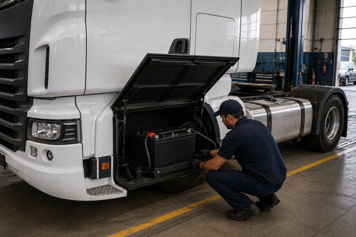 Gu&iacute;a Completa de Bater&iacute;as para Camiones: sistemas de 12V y 24V, tipos, mantenimiento, vida &uacute;til y c&oacute;mo elegir la ideal